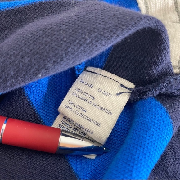 AMERICAN EAGLE OUTFITTERS POLO STRIPE SHIRT MEN - Picture 12 of 14